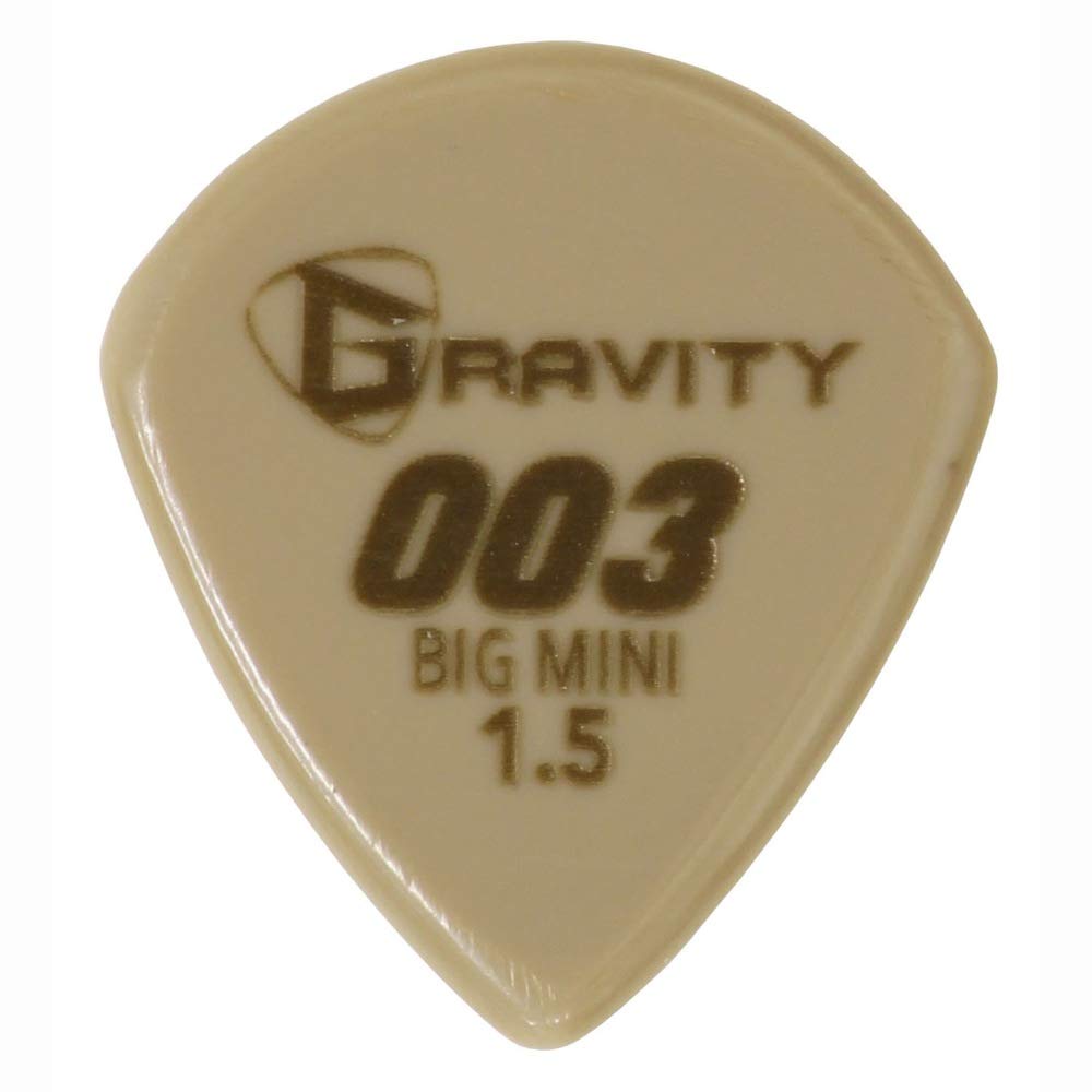 Amazon | GRAVITY GUITAR PICKS GG003B15 -BigMini- [1.5 mm/Gold